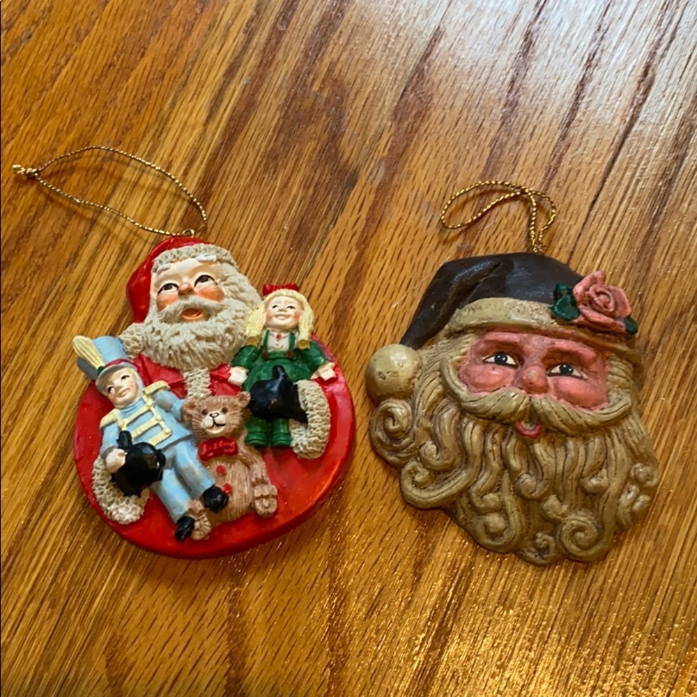 Santa ornaments 🎅